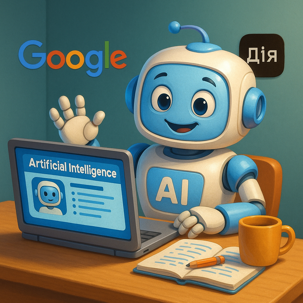 Онлайн-курс «Основи AI» від Google та ДіяБізнес: основи штучного інтелекту, ML і нейромережі для бізнесу