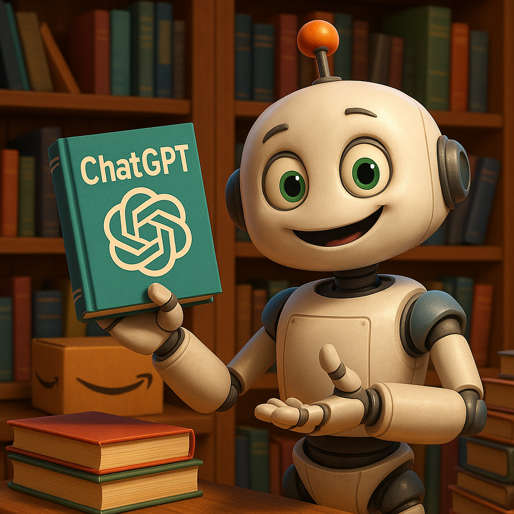 Обкладинки книг ChatGPT на Amazon — вплив штучного інтелекту на книжкову індустрію, KDP та авторські права