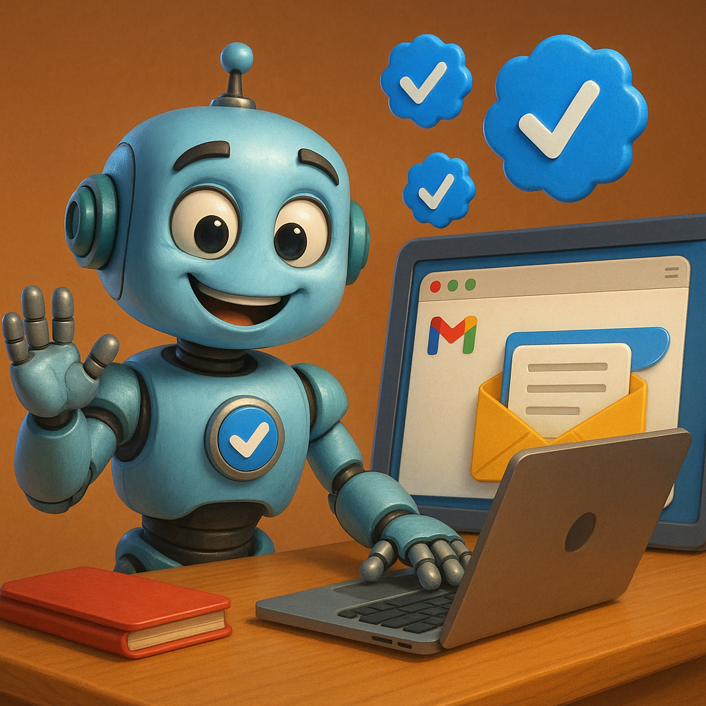 Сині верифікаційні позначки у Gmail та AI‑захист від фішингу (BIMI, DMARC)