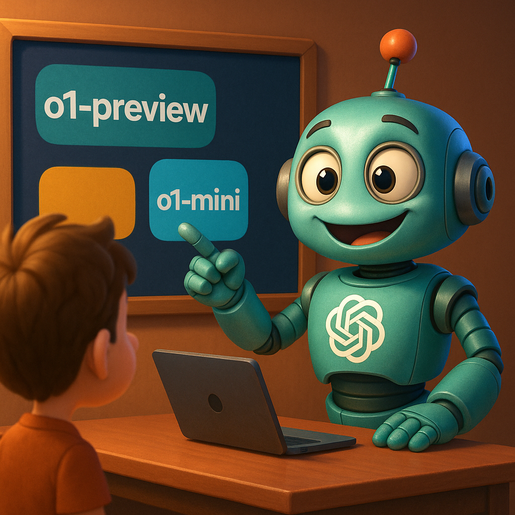 Схема нових моделей OpenAI o1-preview та o1-mini для задач ШІ