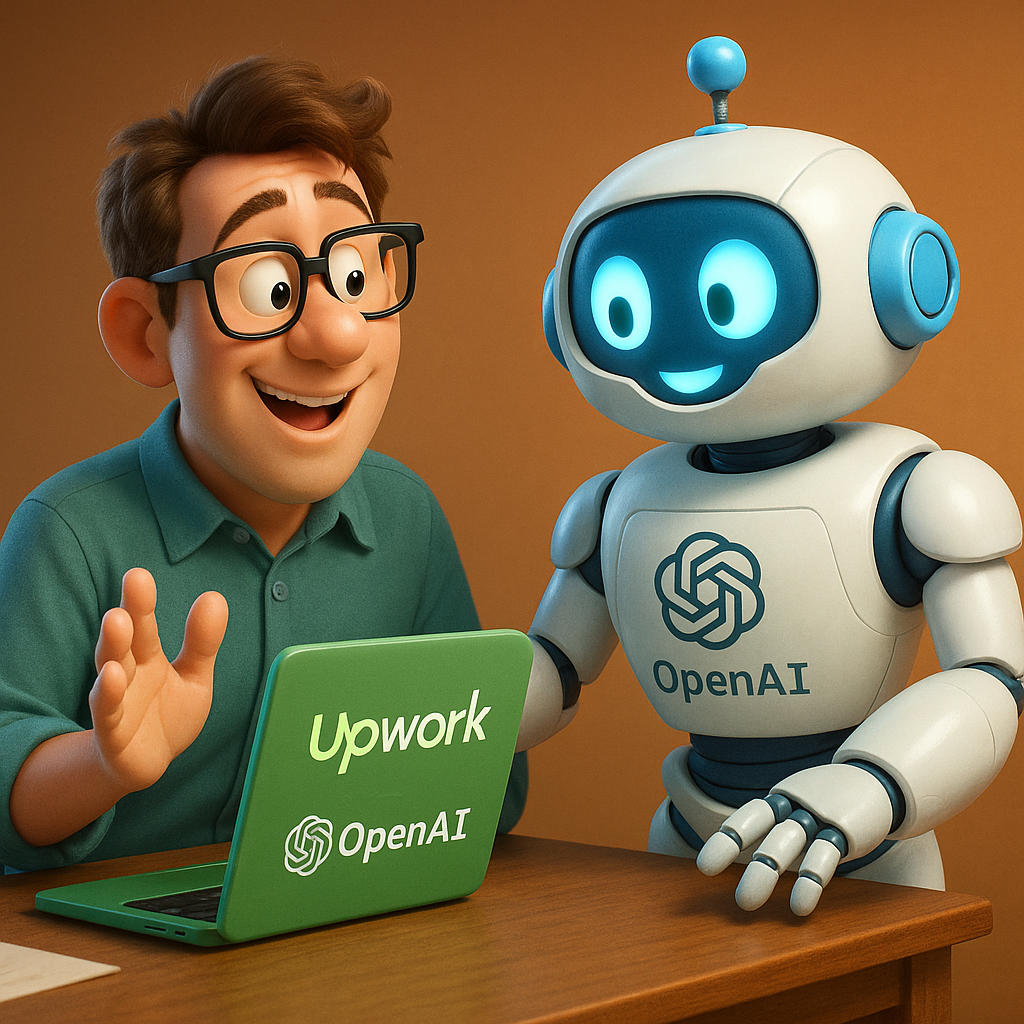 Upwork інтегрує OpenAI: інтерфейс платформи з інструментами ШІ для пошуку фрилансерів і автоматизації завдань